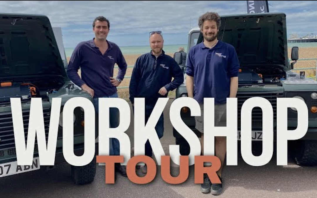 How and Where We Build Electric Land Rovers and EV Kits + Our Workshop Dog Treacle
