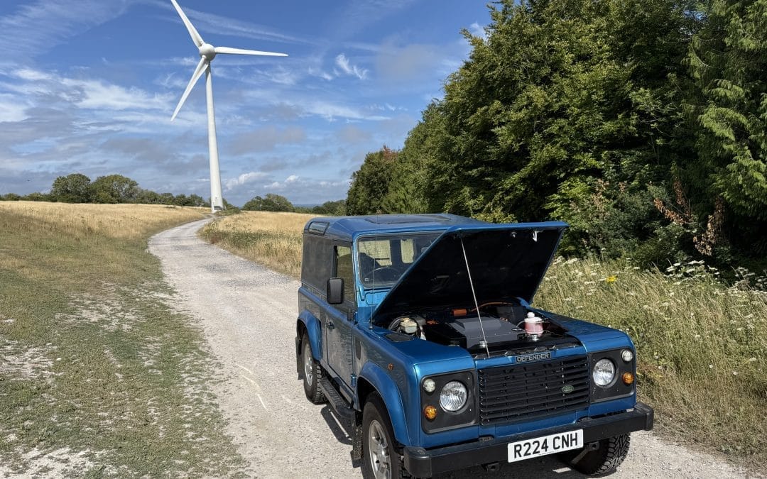 A Classic Defender Now Powered By A Tesla Model 3 Motor