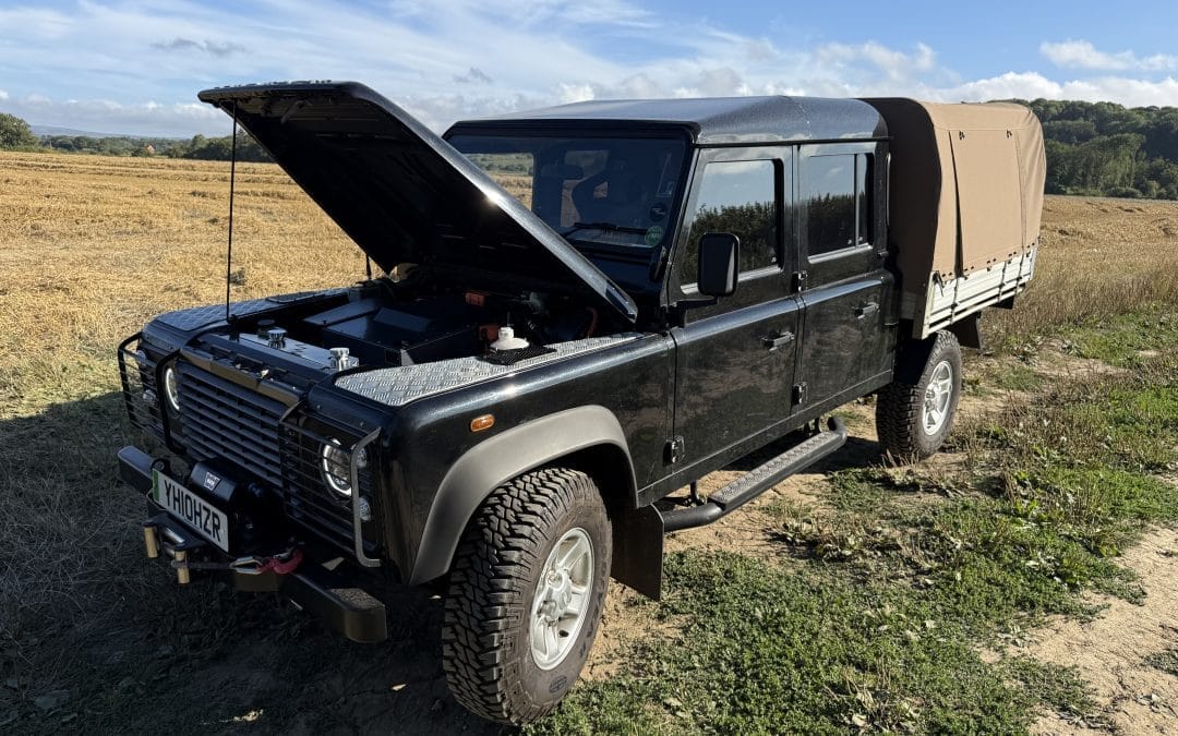 A Defender 130 Converted for Real-World Farm Work
