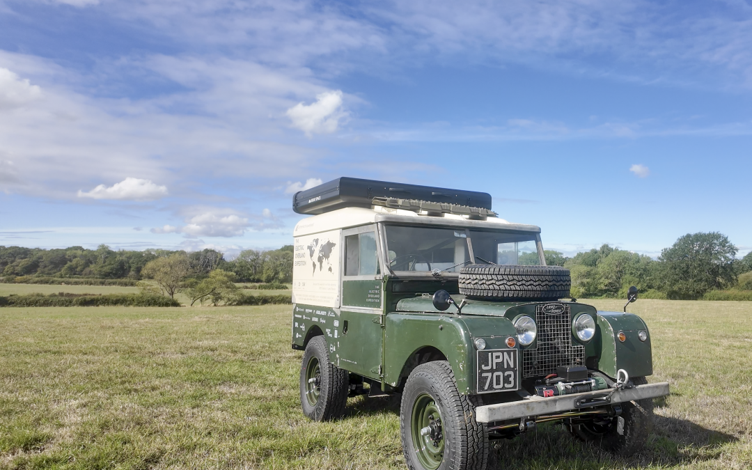 The Electric Overland Expedition: electric classic Land Rover to drive around the world